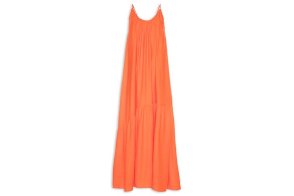 Vestido Cropped Alcinhas - Laranja