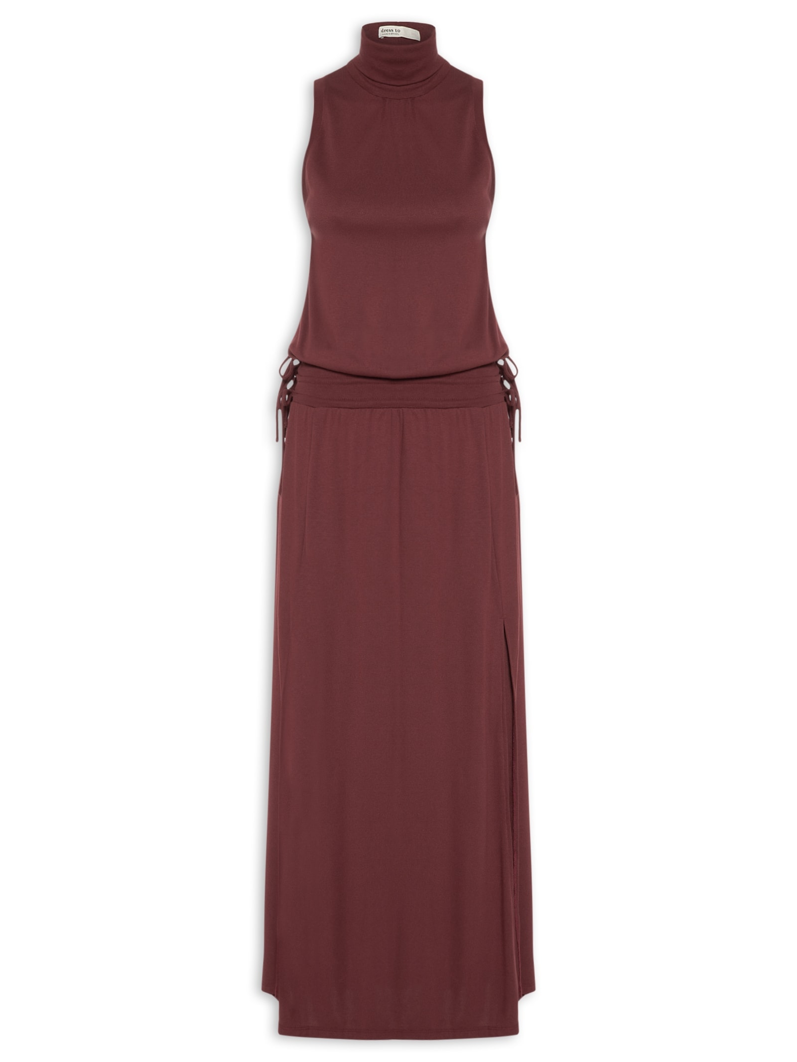 Vestido Cropped Amarração Vermelho Dress To