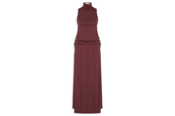 Vestido Cropped Amarração - Vermelho