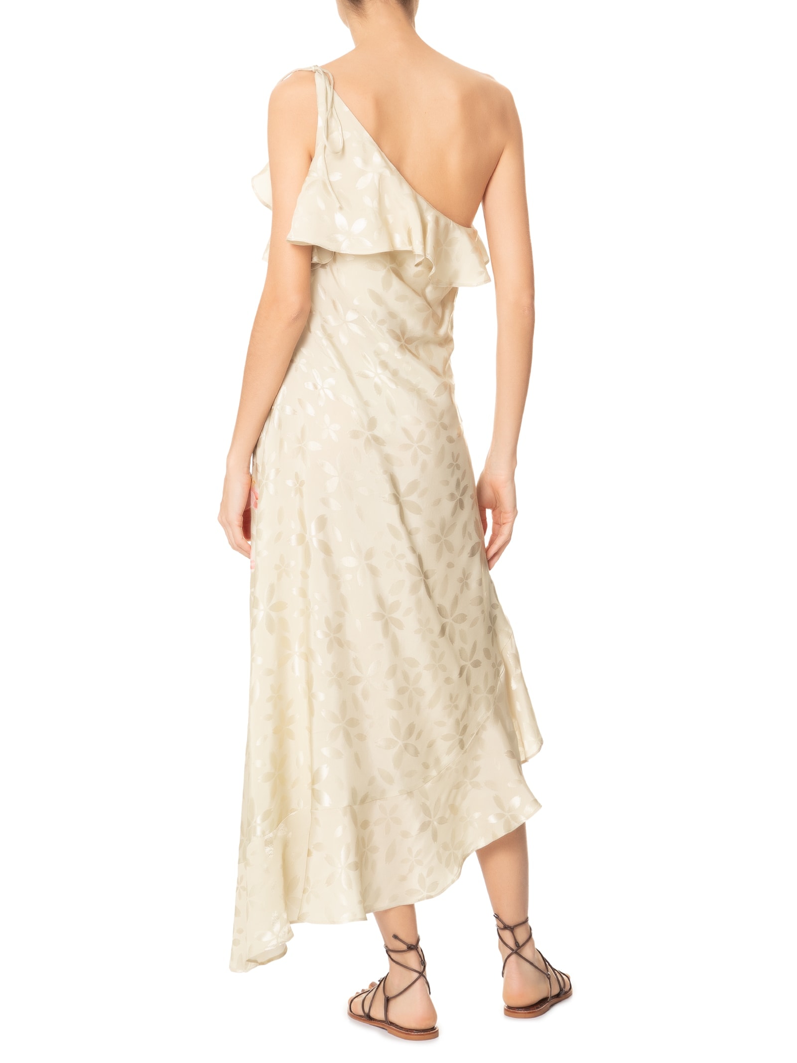 Vestido Cropped Babado Cerejeira Verde Farm