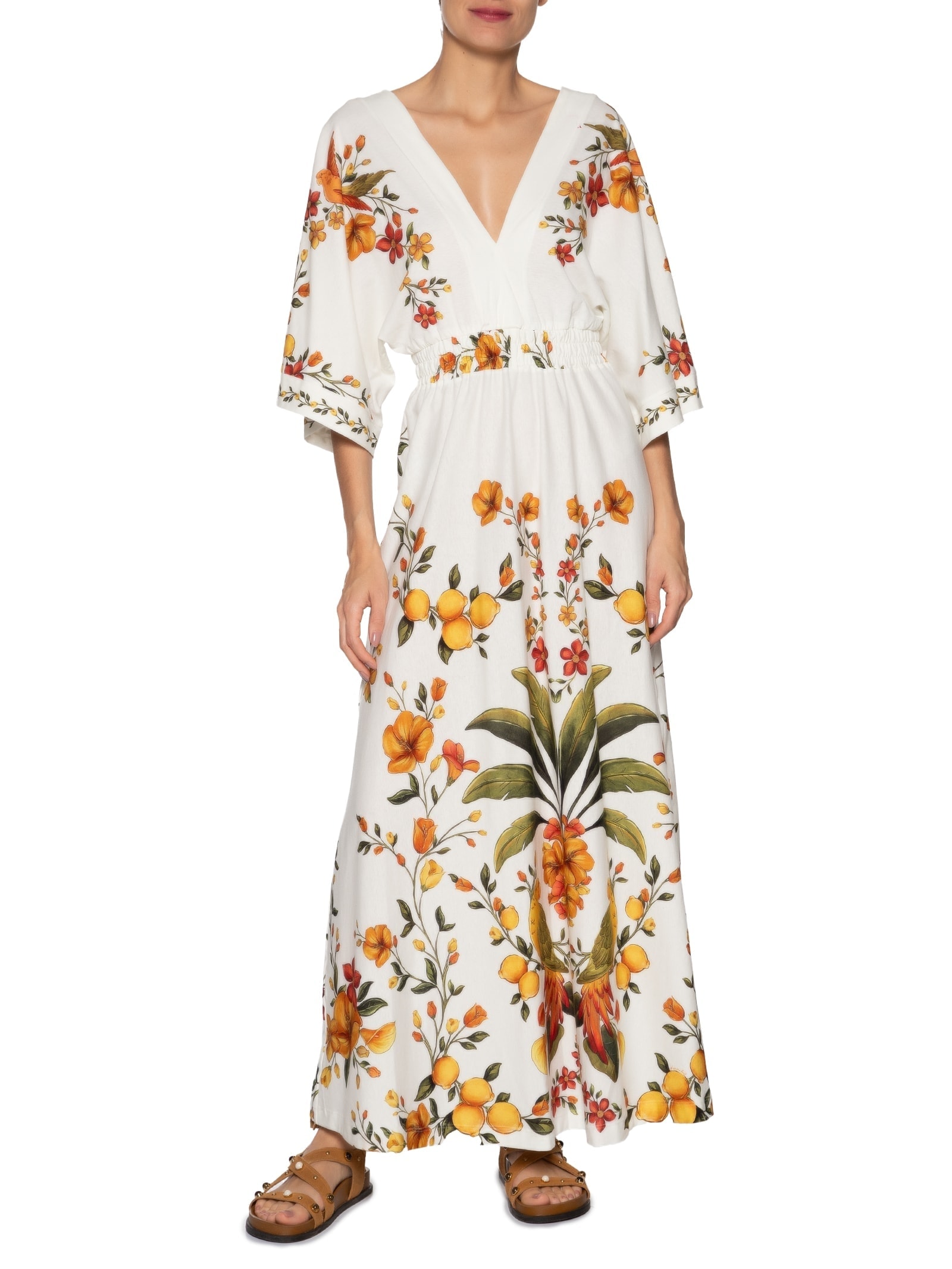 Vestido Cropped Bosque Chic Branco Farm