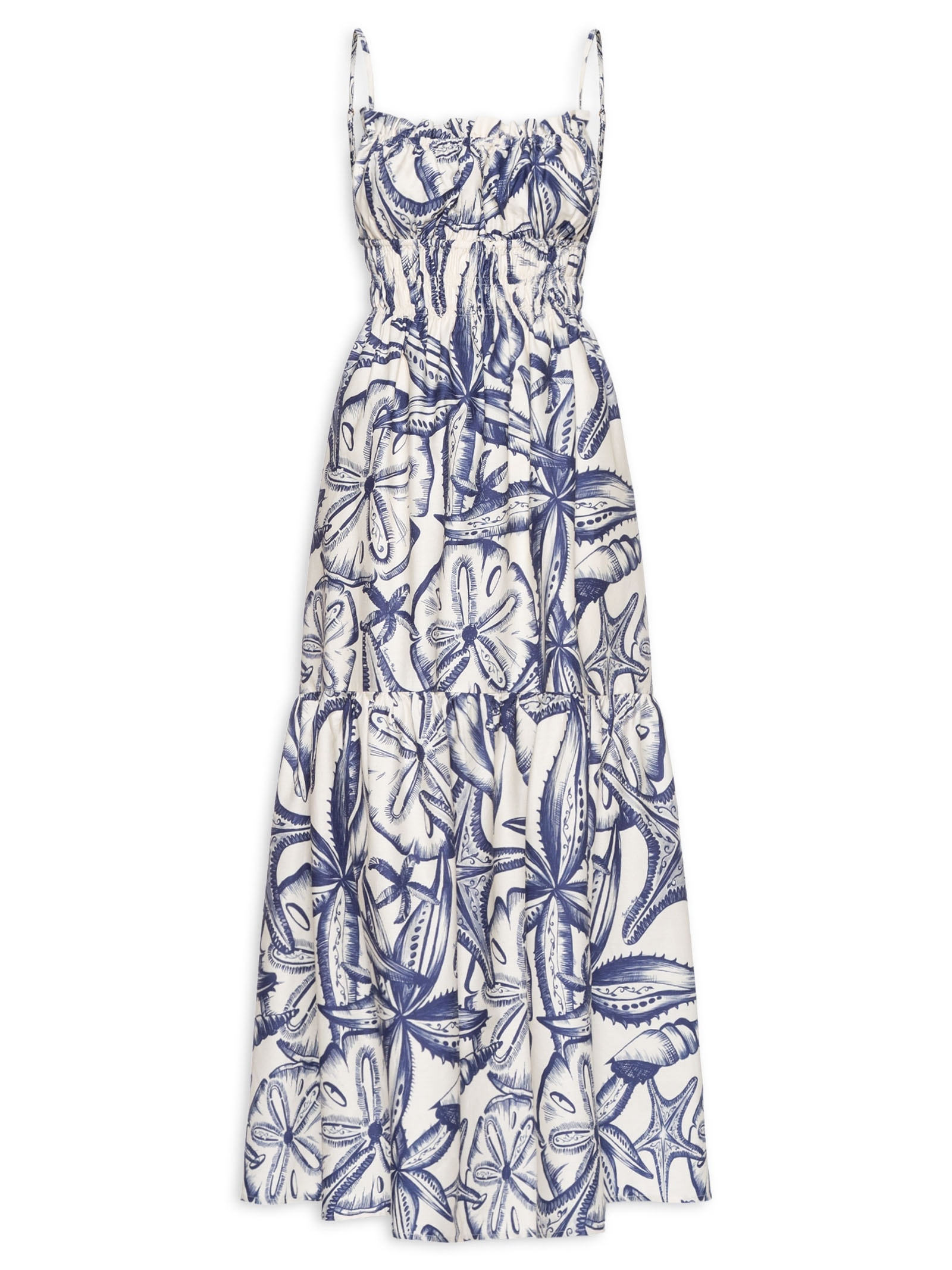 Vestido Cropped Desejo De Mar Branco Farm