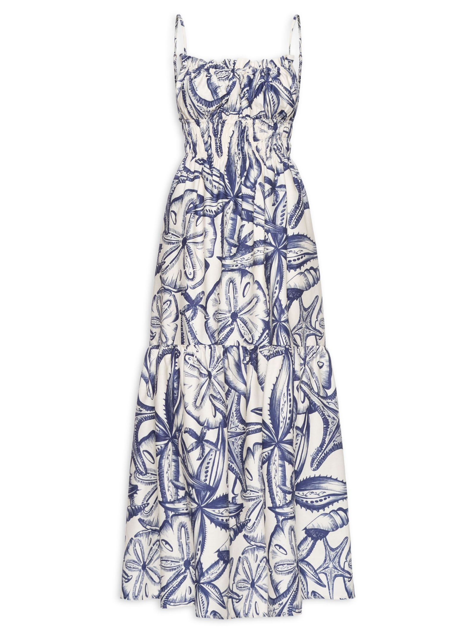 Vestido Cropped Desejo De Mar Branco Farm