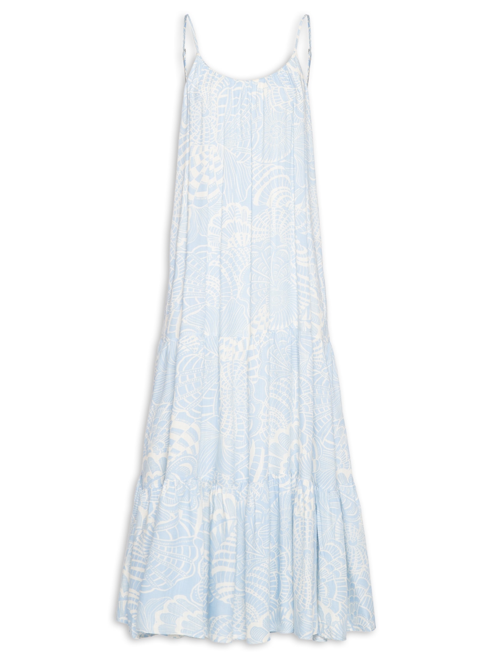 Vestido Cropped Estampa Cristalina Azul Dress To