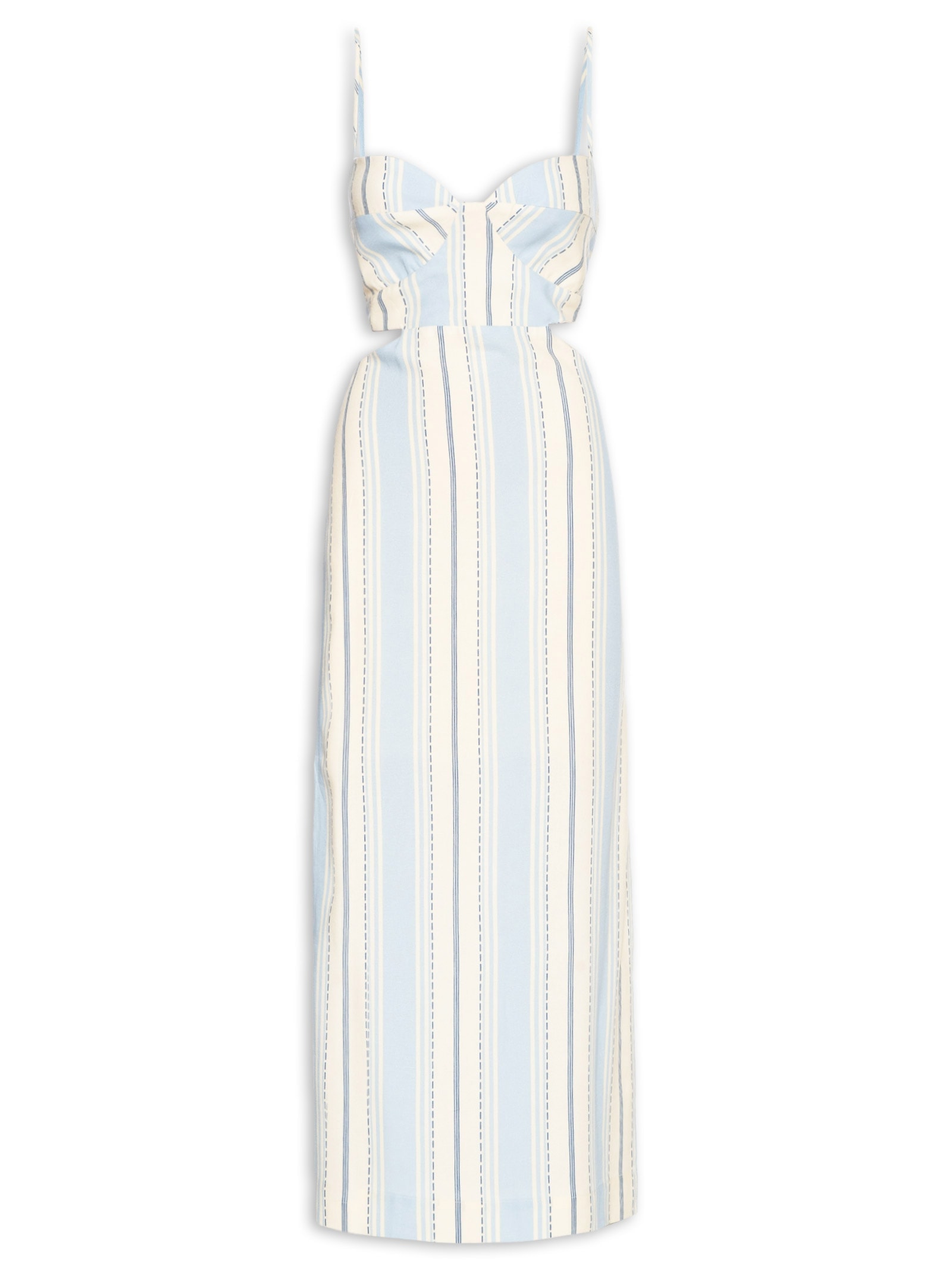 Vestido Cropped Estampa Descanso Azul Dress To