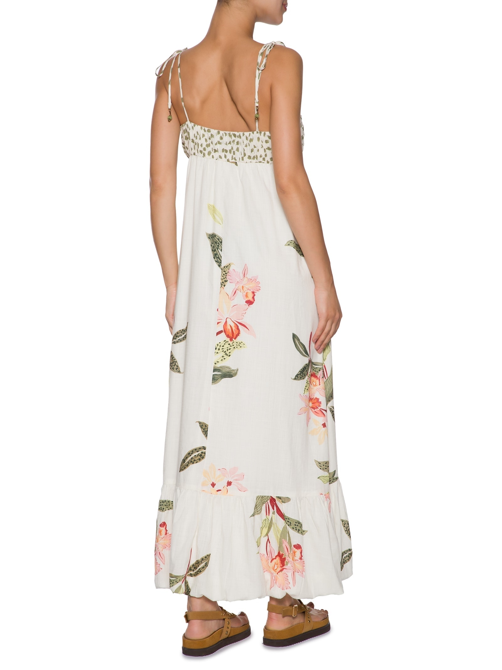 Vestido Cropped Estampa Verdejar Mix Verde Dress To