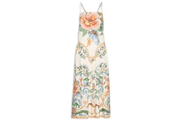 Vestido Cropped Jardim Real – Bege