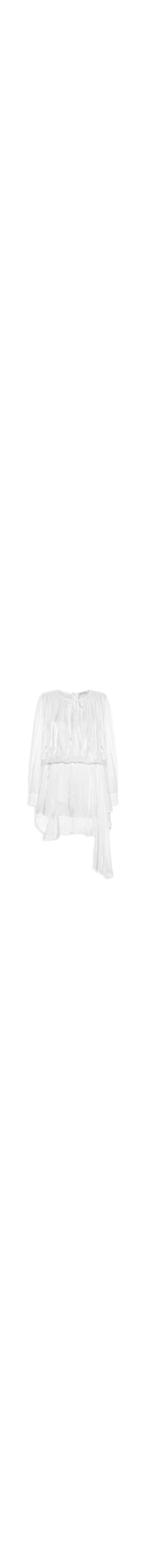 Vestido Curto Acetinado - Branco