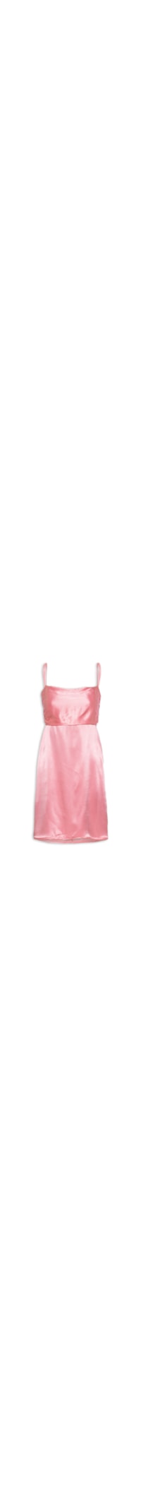 Vestido Curto Acetinado - Rosa