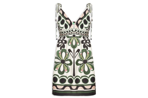 Vestido Curto Alça Florara - Preto