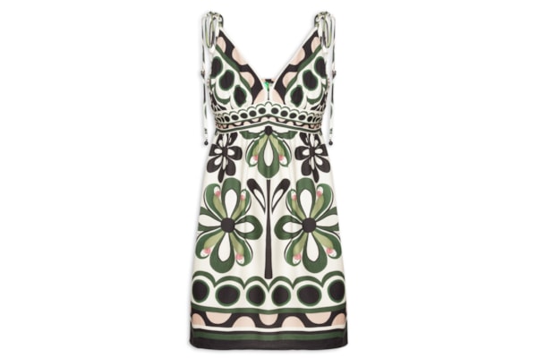 Vestido Curto Alça Florara – Preto