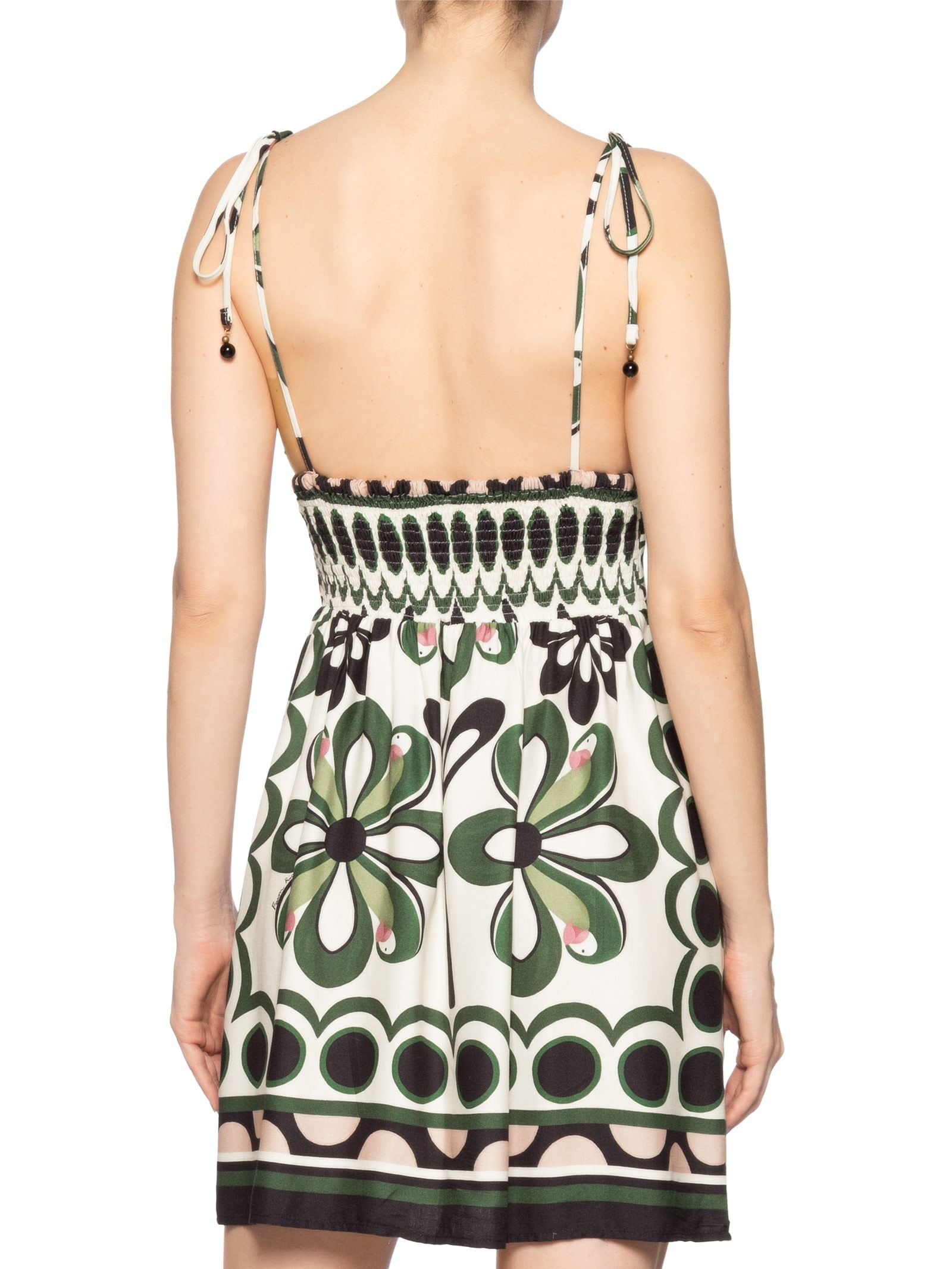 Vestido Curto Alça Florara – Preto Farm