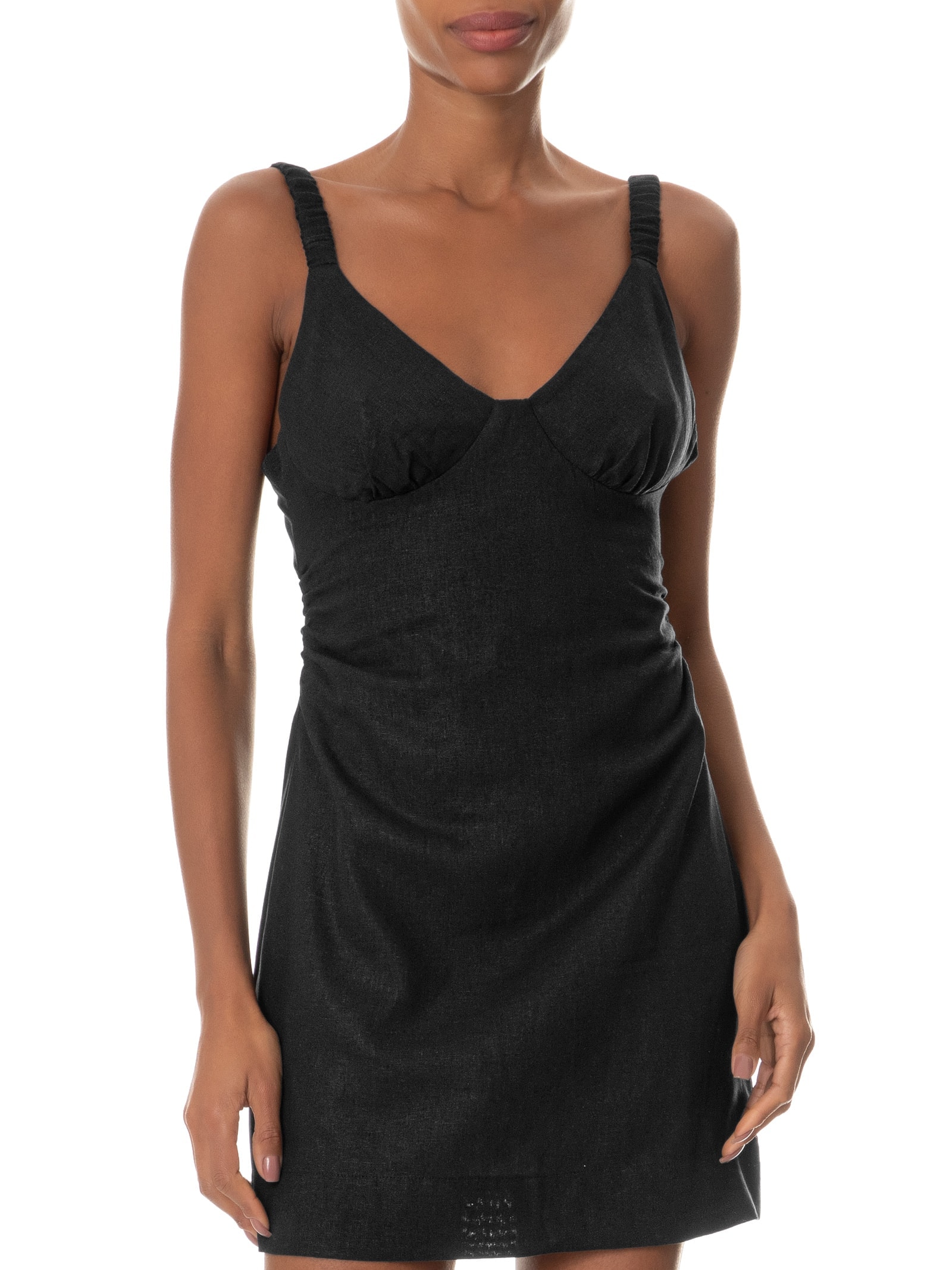 Vestido Curto Alça Preto Farm