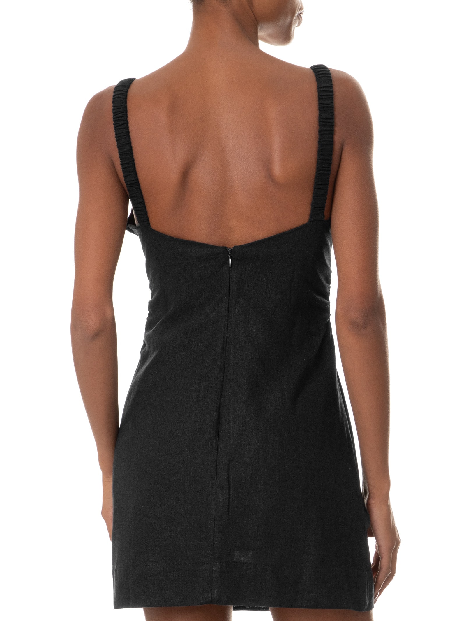 Vestido Curto Alça Preto Farm