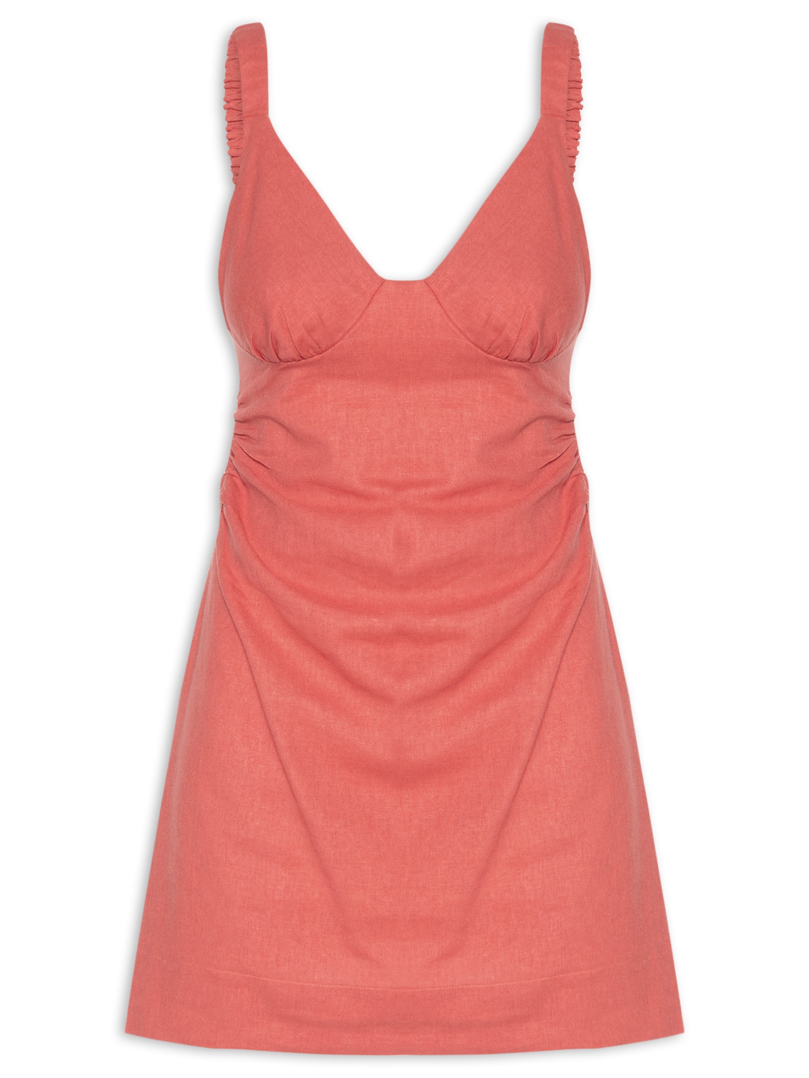 Vestido Curto Alça Vermelho Farm