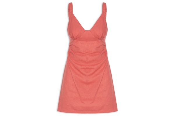 Vestido Curto Alça - Vermelho