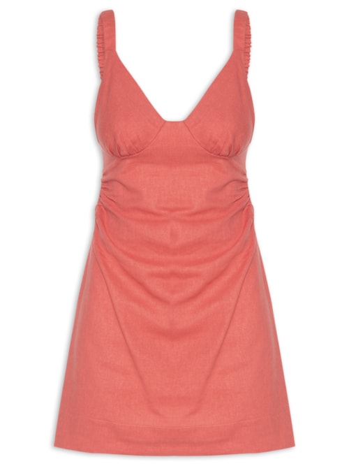 Vestido Curto Alça – Vermelho