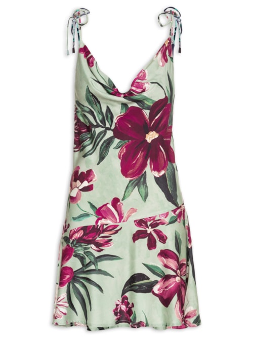 Vestido Curto Alças Lineia – Verde