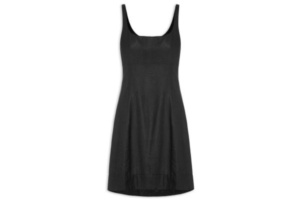 Vestido Curto Alfaiataria - Preto