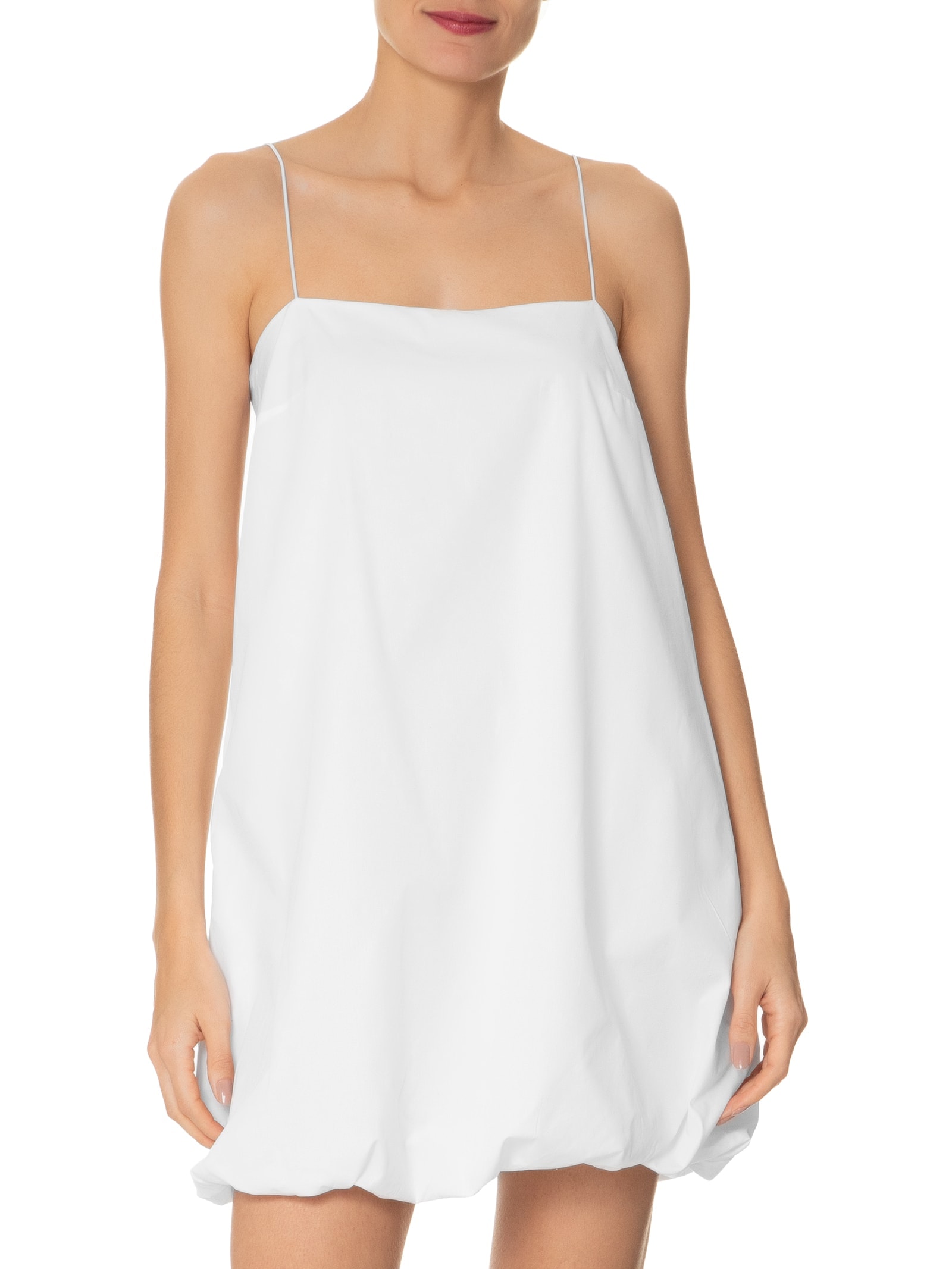 Vestido Curto Algodão Balonê Branco Dress To