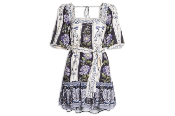 Vestido Curto Alina - Azul