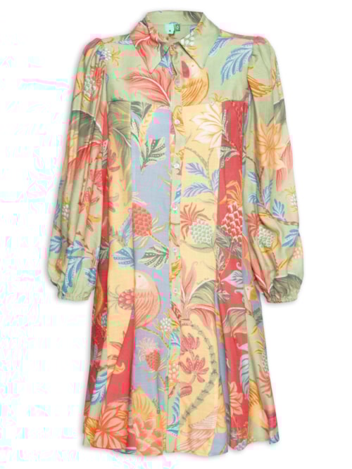 Vestido Curto Amalfi Mix – Verde