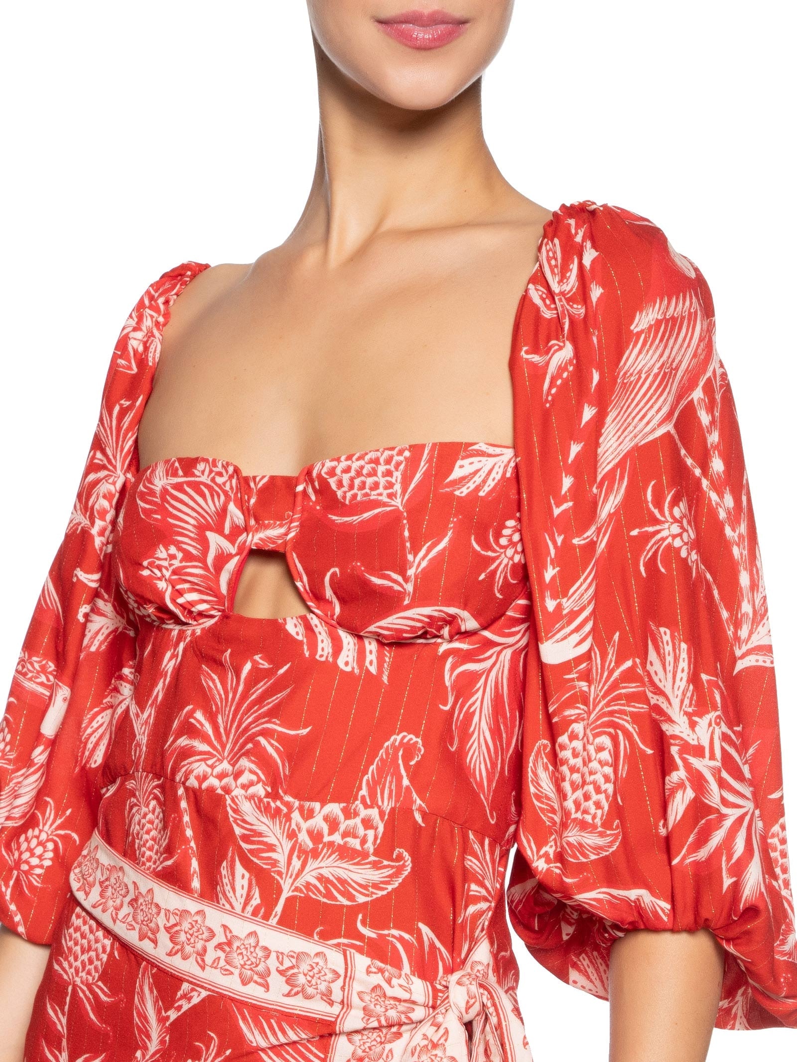Vestido Curto Amalfi Vermelho Farm