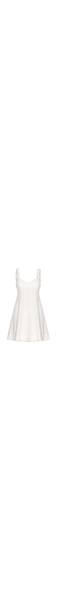 Vestido Curto Amarrações - Branco