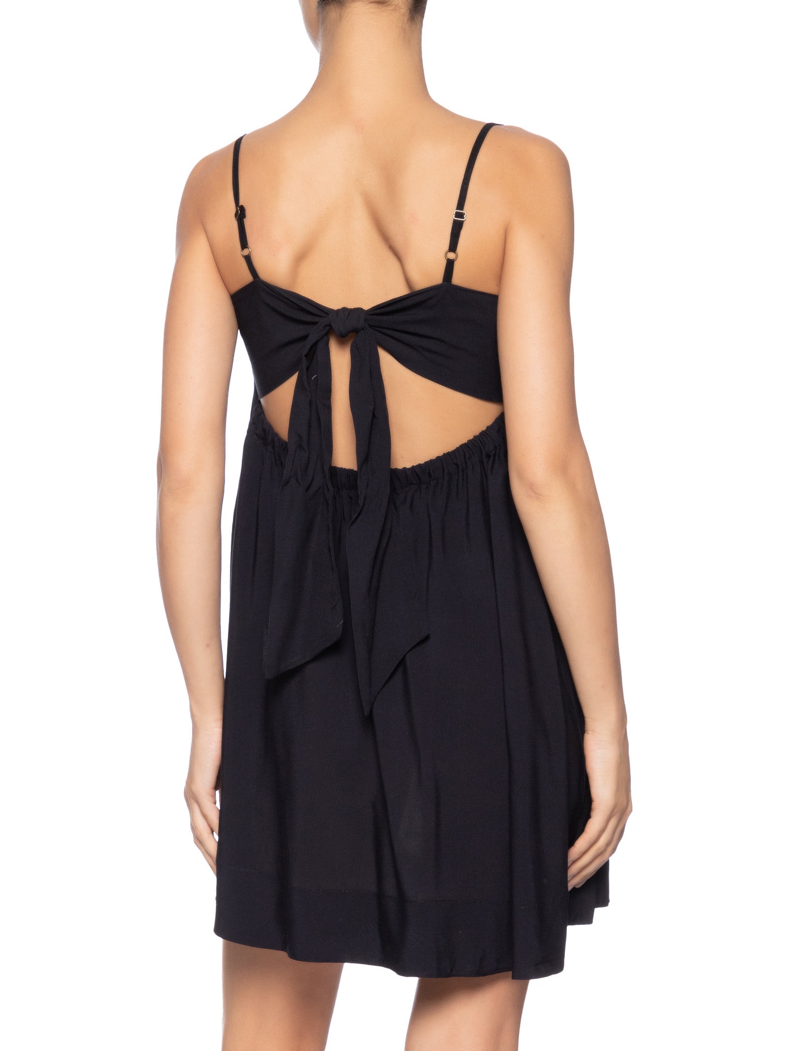 Vestido Curto Amonita Preto Farm