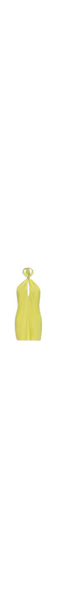 Vestido Curto Aster Det - Amarelo