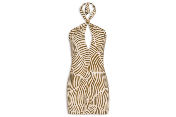 Vestido Curto Aster - Marrom