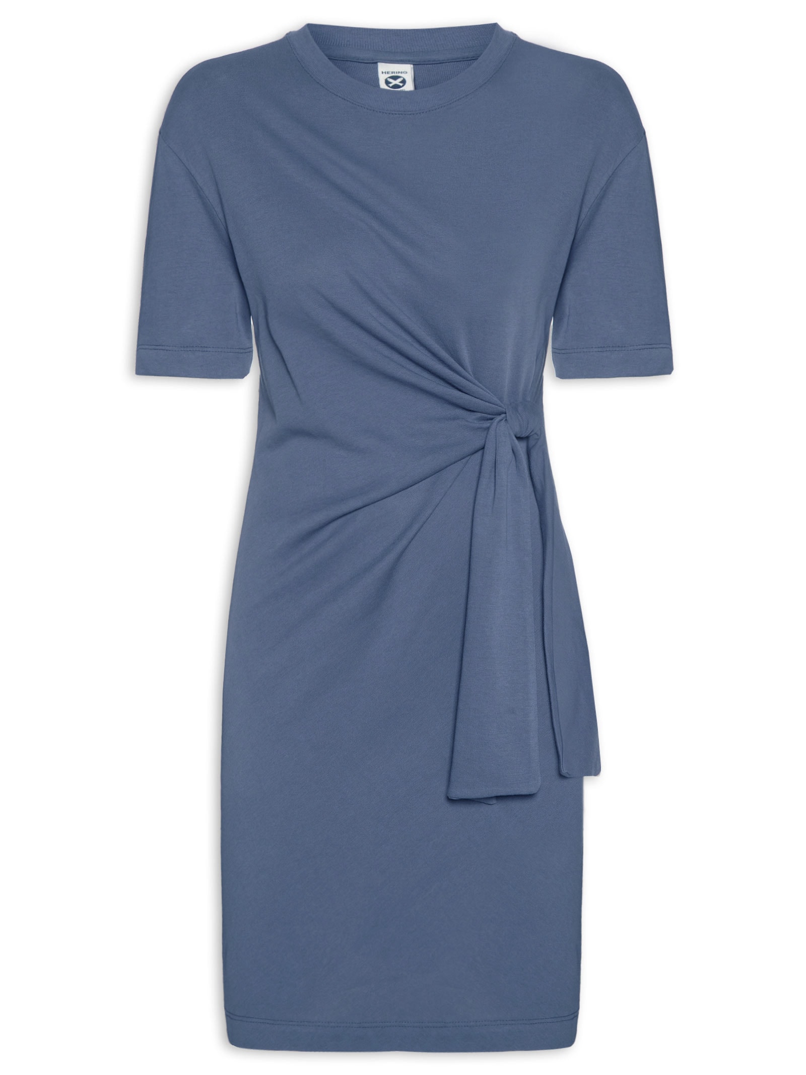 Vestido Curto Azul Hering