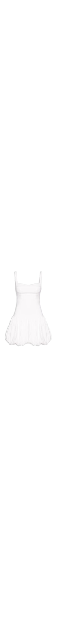 Vestido Curto Balonê - Off White