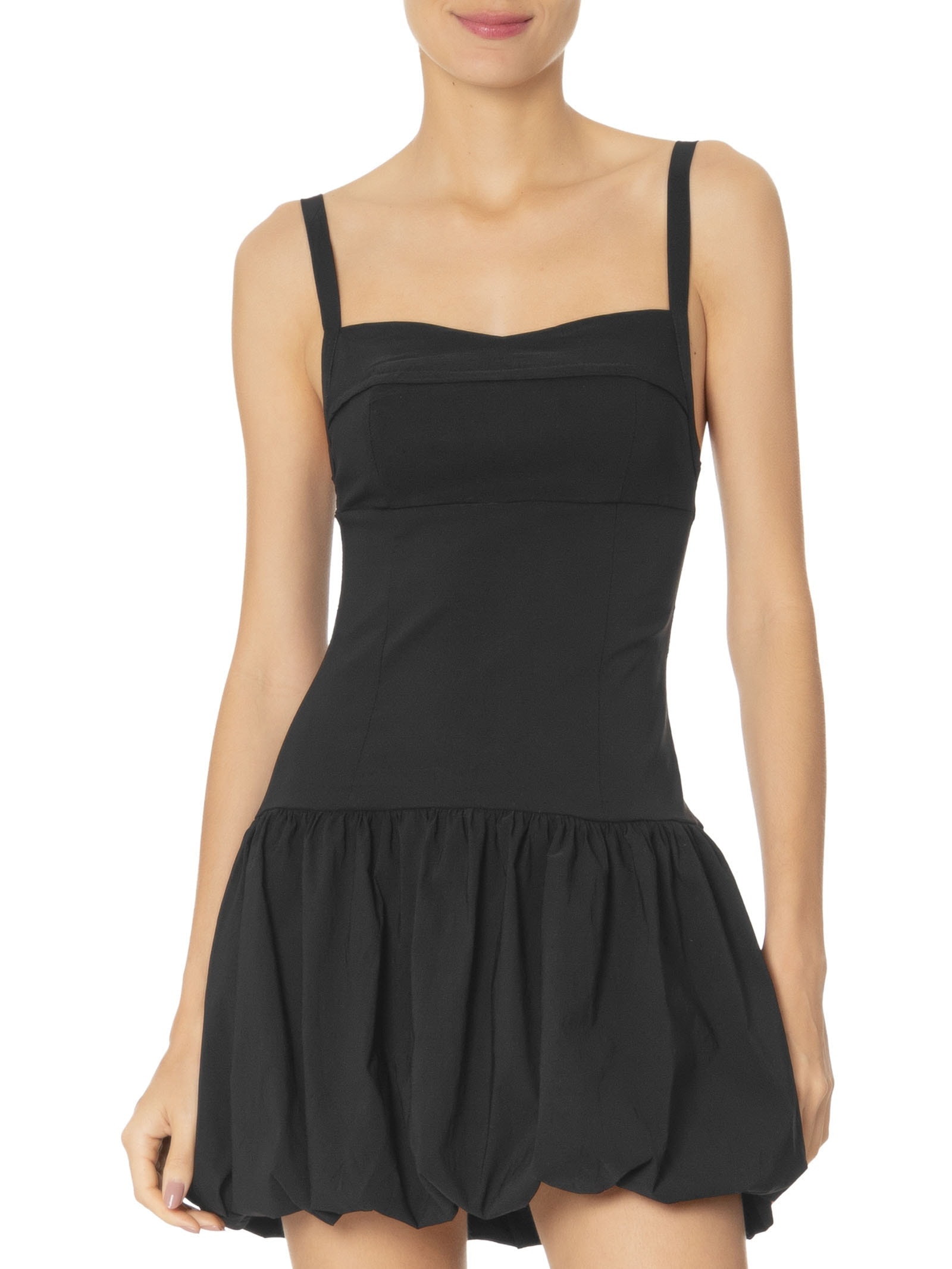 Vestido Curto Balonê Preto Market 33