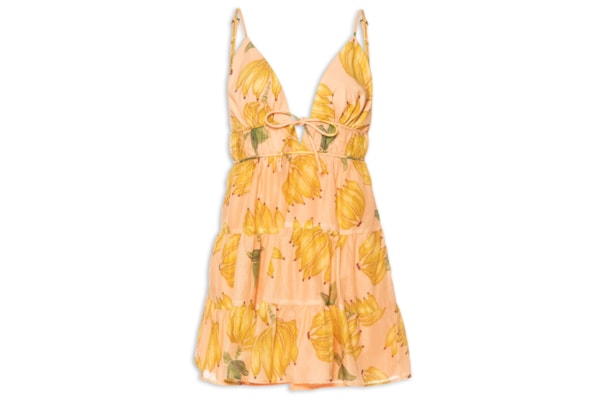 Vestido Curto Banana Prata - Rosa