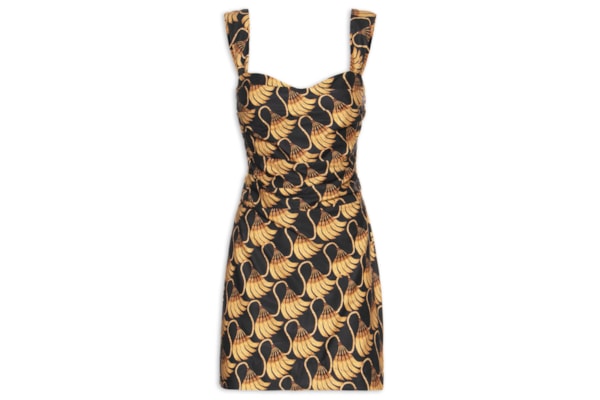 Vestido Curto Banana Tassel - Preto