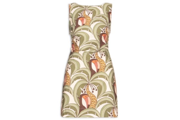 Vestido Curto Bananada De Tucano - Verde