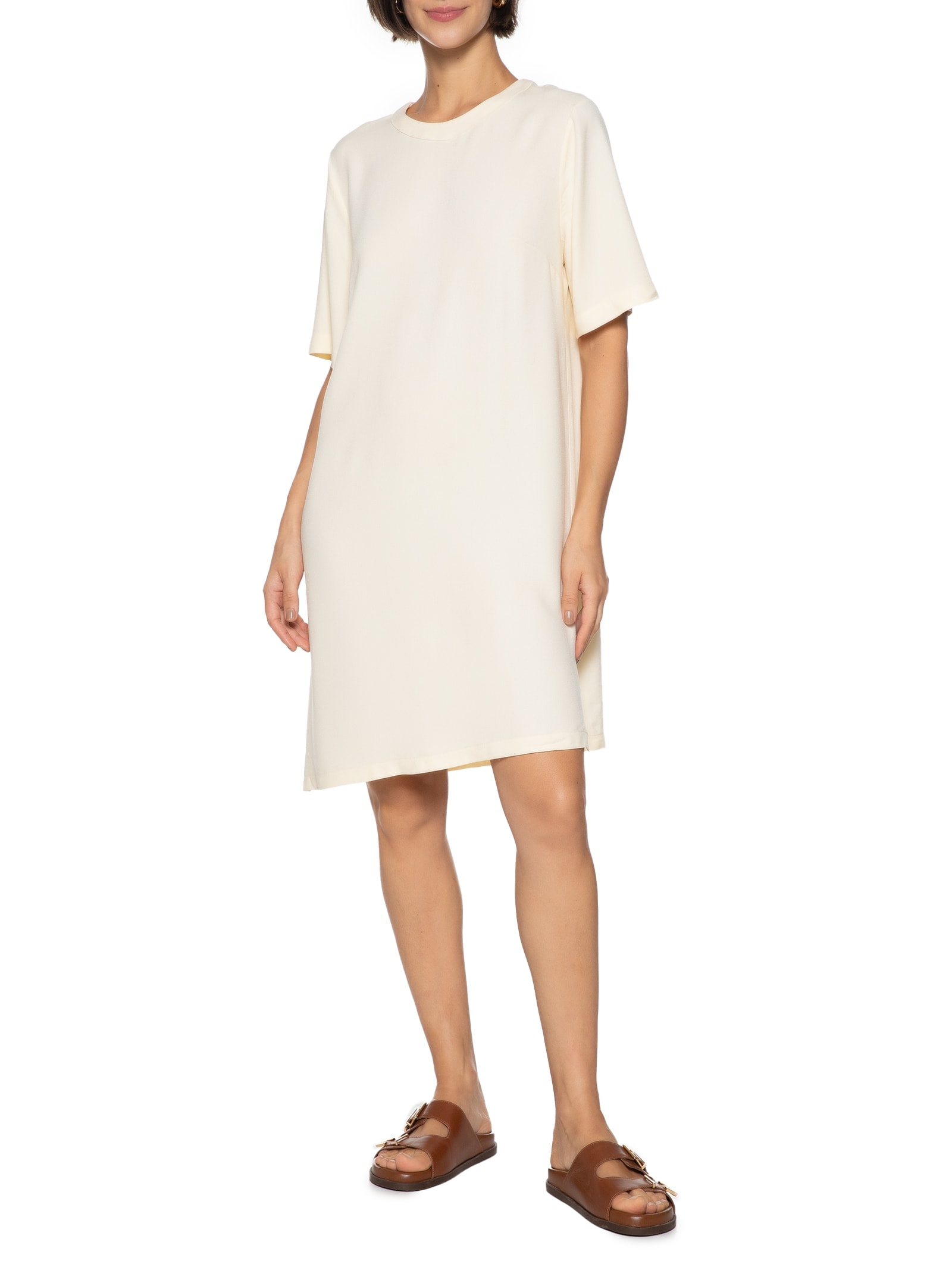 Vestido Curto Bege Hering