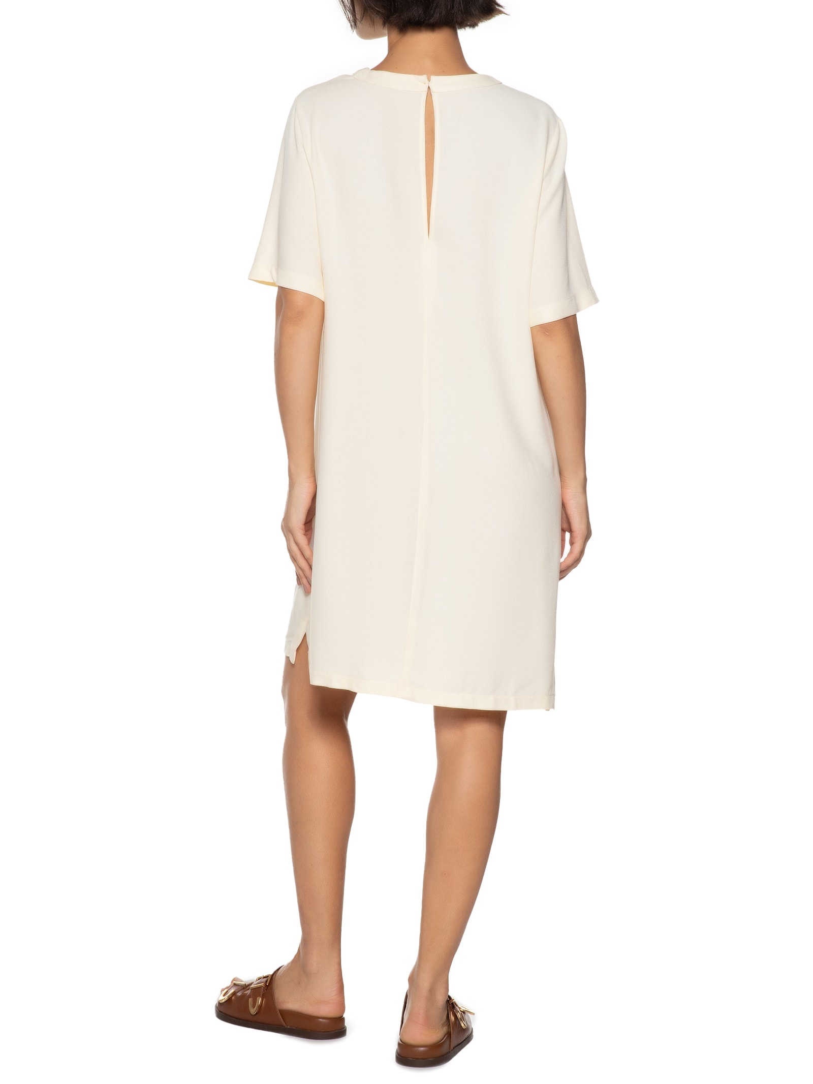 Vestido Curto Bege Hering