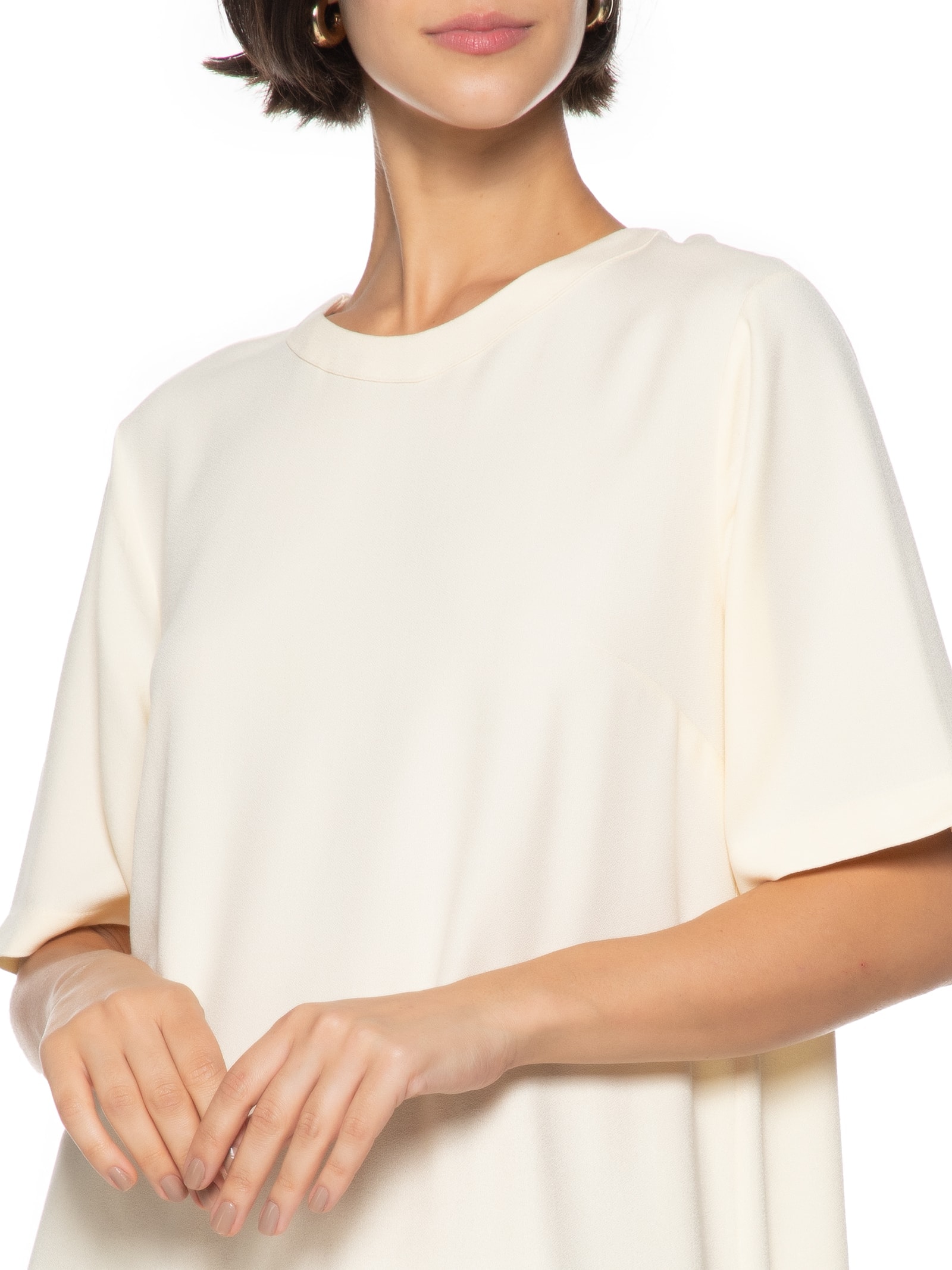 Vestido Curto Bege Hering