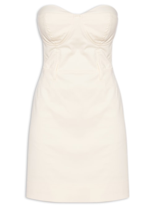 Vestido Curto – Bege