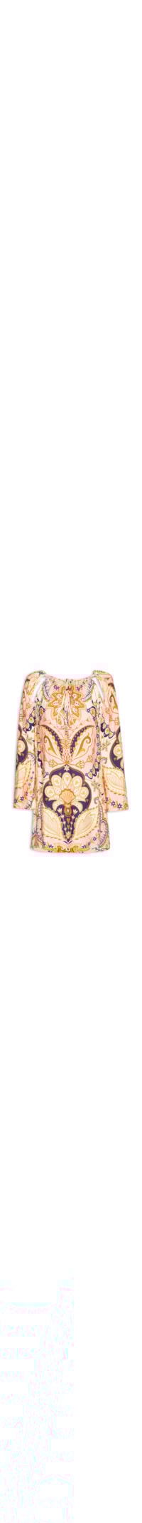 Vestido Curto Beleza Boho - Bege