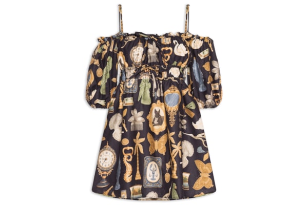 Vestido Curto Bibelô - Preto