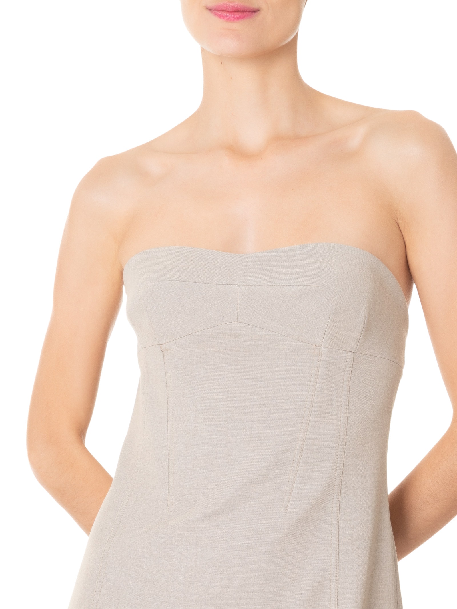 Vestido Curto Blend - Bege by ANIMALE