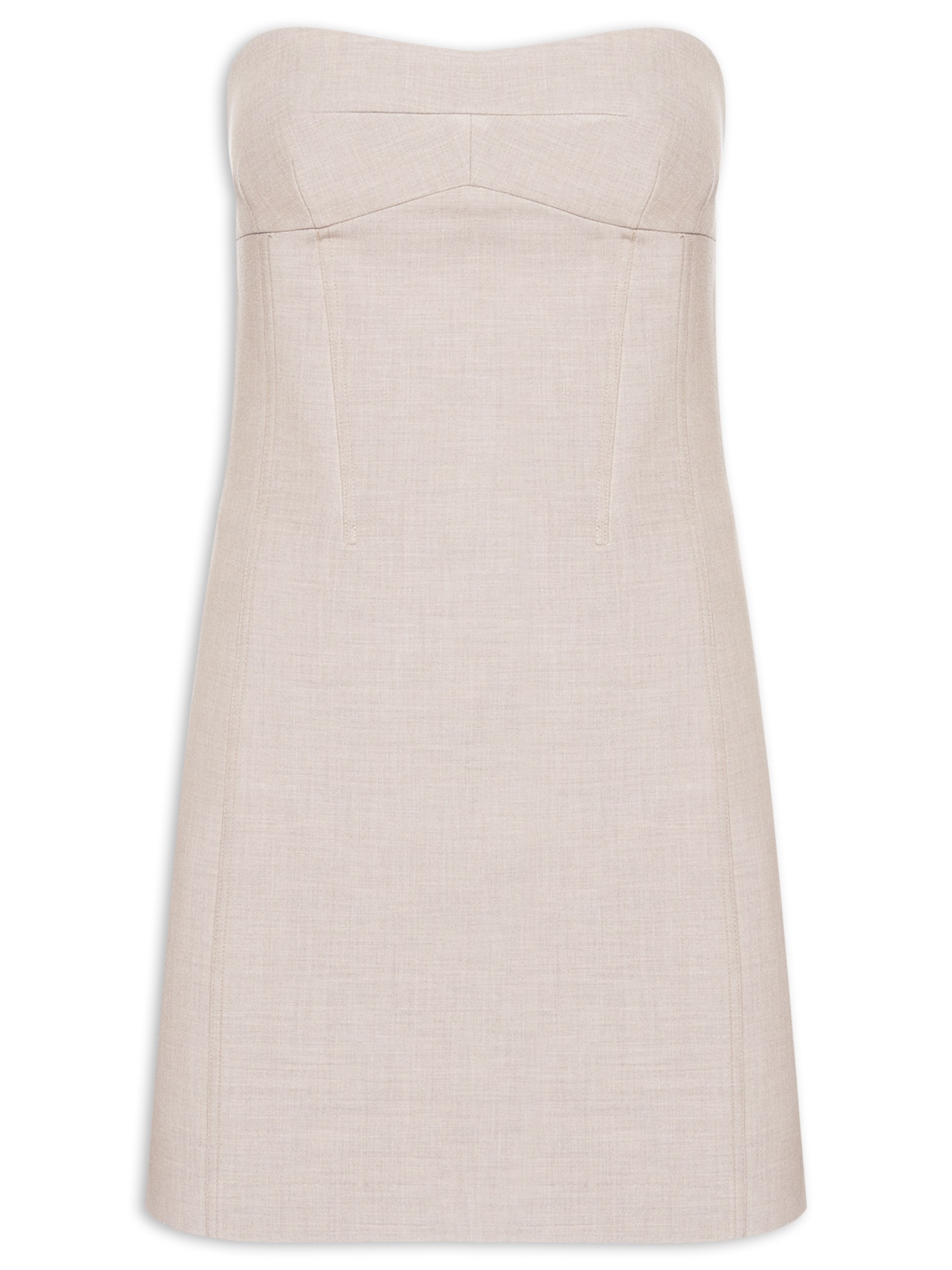 Vestido Curto Blend - Bege by ANIMALE