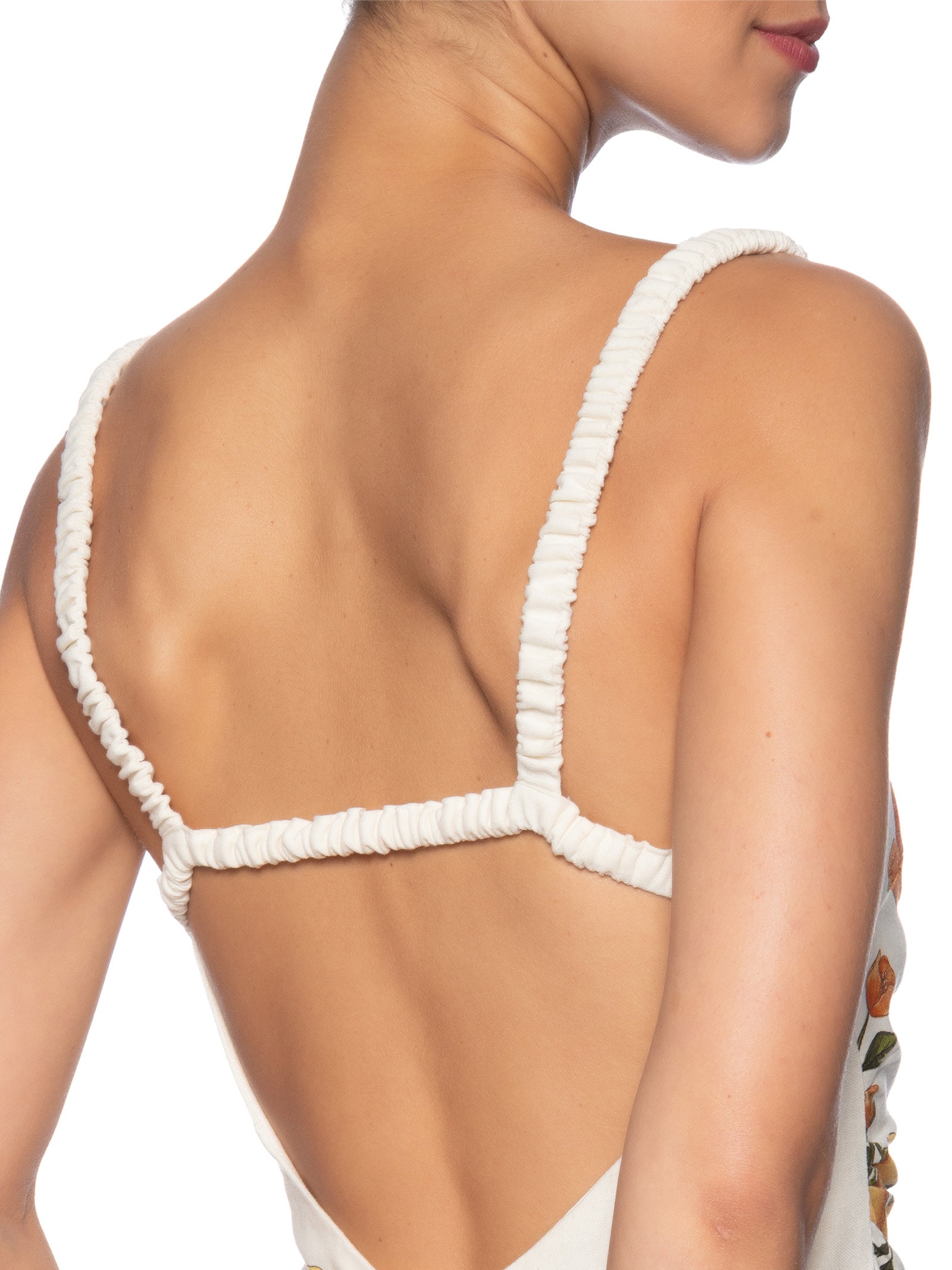 Vestido Curto Bosque Chic Branco Farm