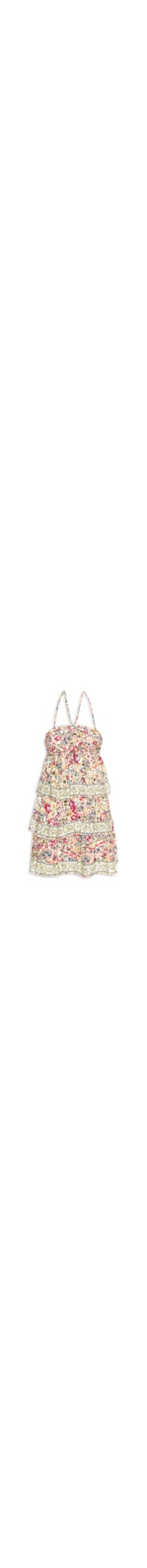 Vestido Curto Brisa De Flor - Amarelo