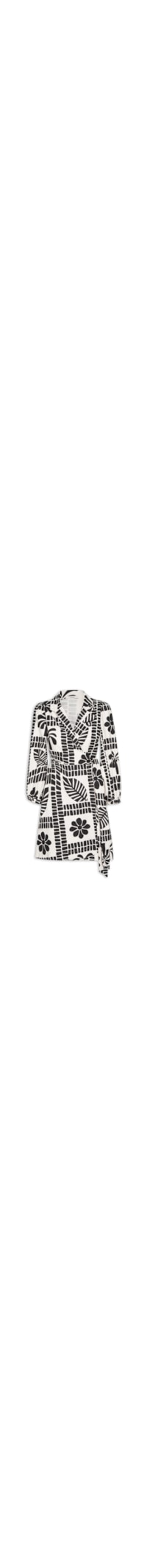 Vestido Curto Cachecouer Gola Alfaiataria - Branco