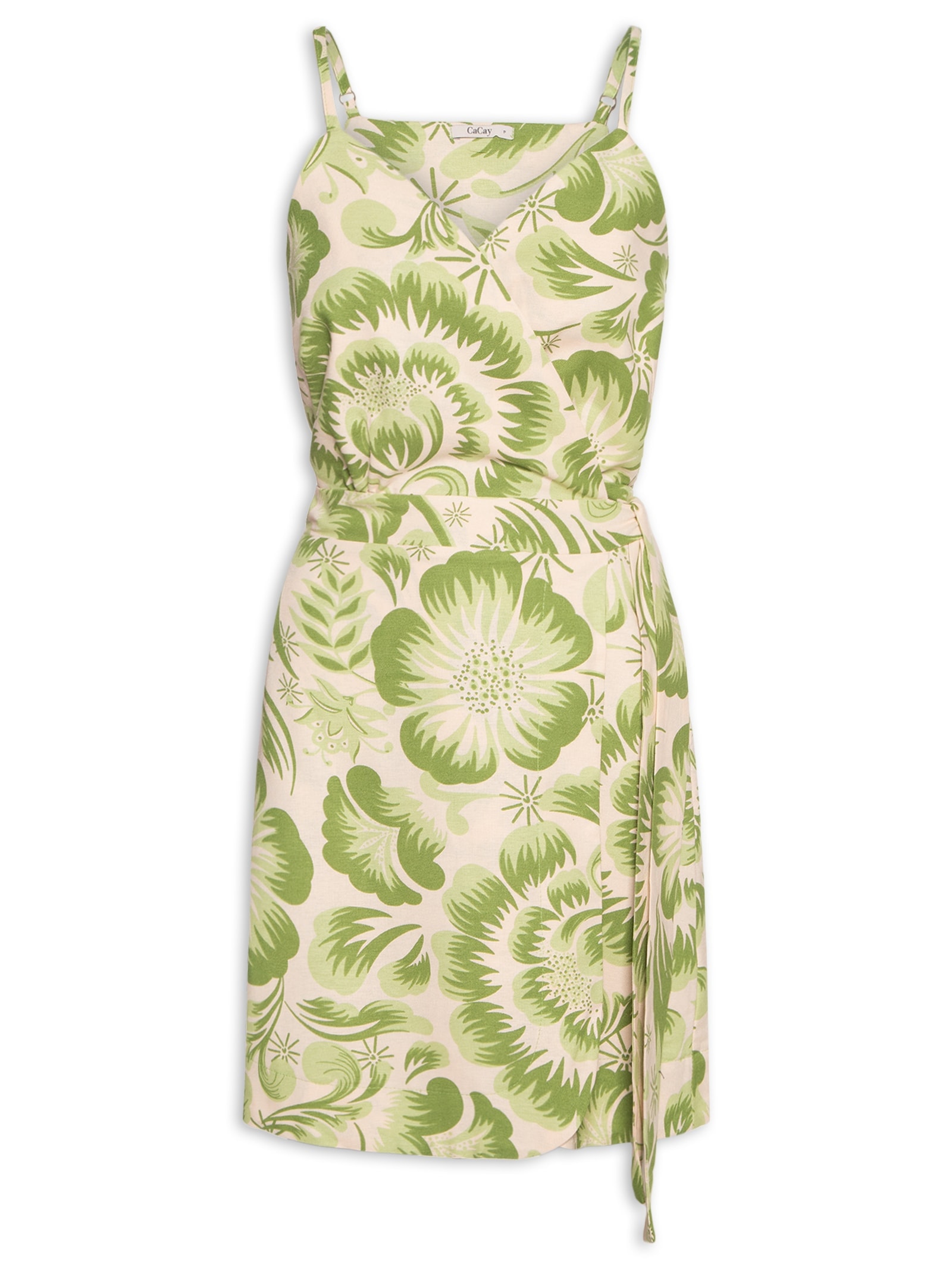 Vestido Curto Cachecouer Verde Cacay