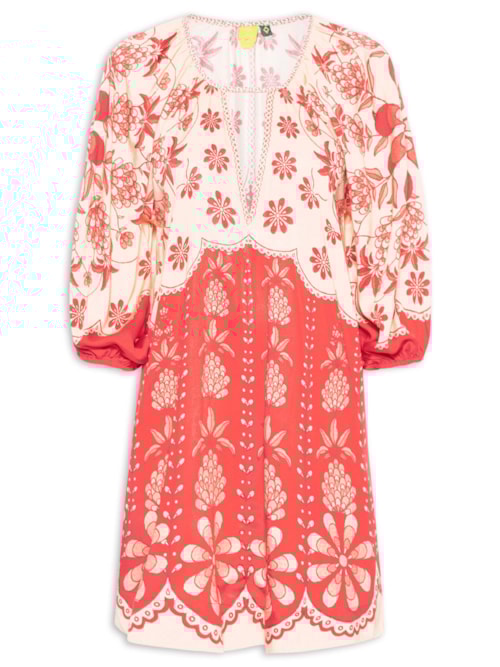 Vestido Curto Caetana – Vermelho